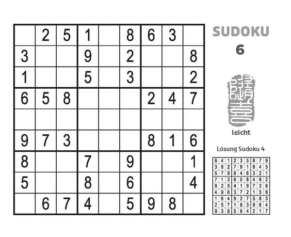 Produktbild: Pocket-Buch Sudoku Band 6