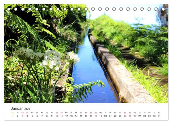 Produktbild: Madeira - Eine wundersch&ouml;ne Perle im Atlantik (Tischkalender 2026 DIN A5 quer), CALVENDO Monatskalender