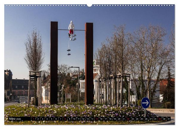 Produktbild: Schwetzinger Stadtansichten (hochwertiger Premium Wandkalender 2026 DIN A2 quer), Kunstdruck in Hochglanz