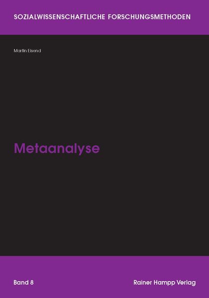 Produktbild: Metaanalyse