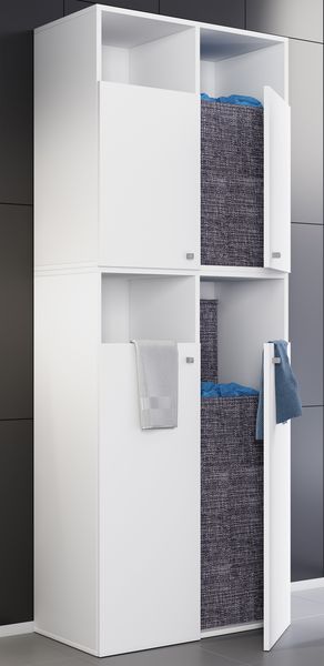 Produktbild: W&auml;scheschrank W&auml;schetruhe W&auml;schebox Dreso XXL 4f