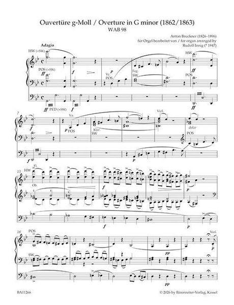 Produktbild: Fr&uuml;he Orchesterwerke -Marsch d-Moll / Drei Orchesterst&uuml;cke / Ouvert&uuml;re g-Moll- (f&uuml;r Orgel bearbeitet)