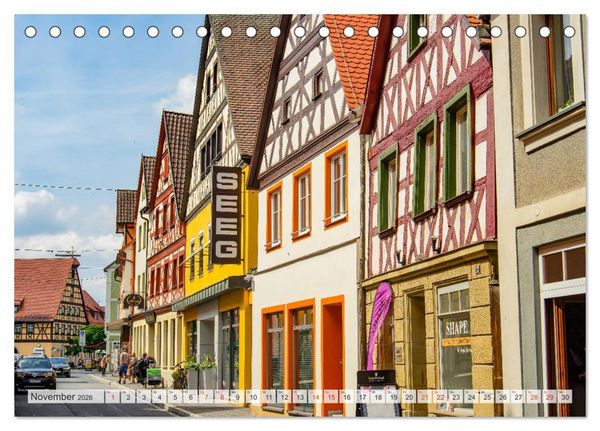Produktbild: Neustadt an der Aisch Impressionen (Tischkalender 2026 DIN A5 quer), CALVENDO Monatskalender