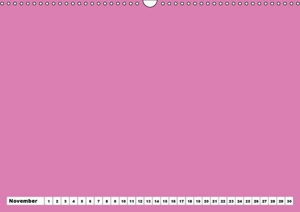 Produktbild: Bunter Bastelkalender f&uuml;r M&auml;dchen (Wandkalender immerw&auml;hrend DIN A3 quer)