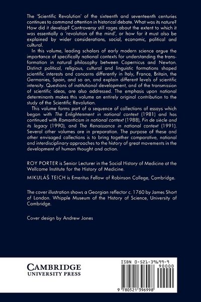 Produktbild: The Scientific Revolution in National Context