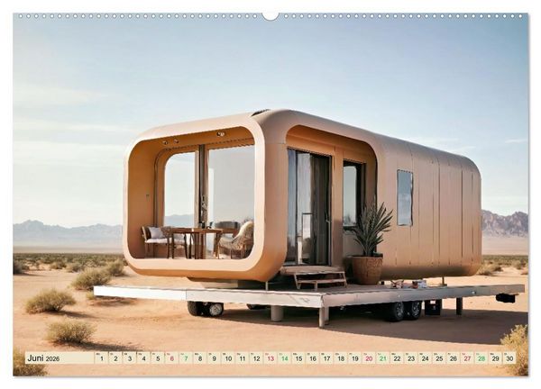 Produktbild: Tiny Houses - wohnen auf kleinstem Raum (Wandkalender 2026 DIN A2 quer), CALVENDO Monatskalender