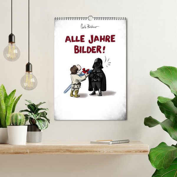 Produktbild: Carlo B&uuml;chner ALLE JAHRE BILDER! (Wandkalender 2026 DIN A3 hoch), CALVENDO Monatskalender