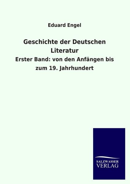 Produktbild: Geschichte der Deutschen Literatur