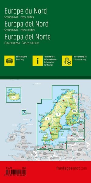 Produktbild: Nordeuropa, Stra&szlig;enkarte 1:2.000.000, freytag & berndt