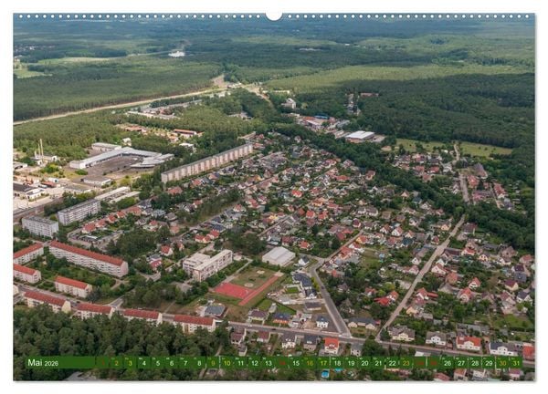 Produktbild: Eberswalde in Luftbildern (Wandkalender 2026 DIN A2 quer), CALVENDO Monatskalender