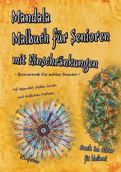 Produktbild: Mandala Malbuch f&uuml;r Senioren mit Einschr&auml;nkungen