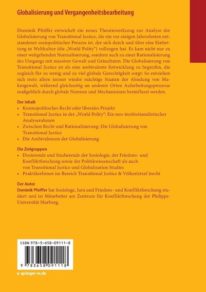Produktbild: Globalisierung und Vergangenheitsbearbeitung