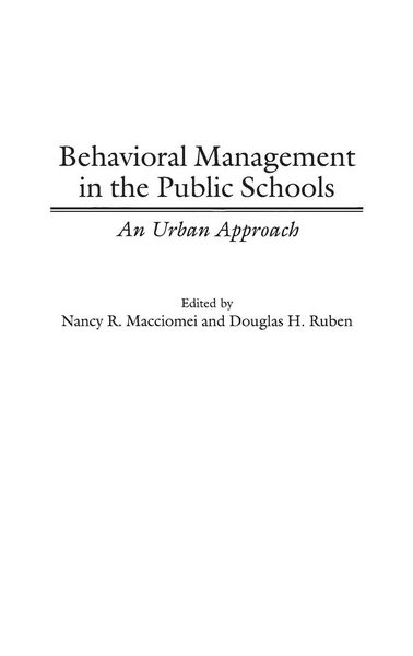 Produktbild: Behavioral Management in the Public Schools