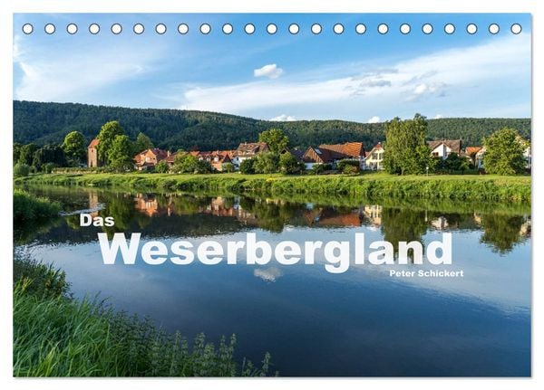 Produktbild: Das Weserbergland (Tischkalender 2026 DIN A5 quer), CALVENDO Monatskalender