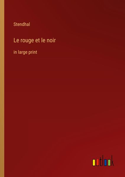 Produktbild: Le rouge et le noir