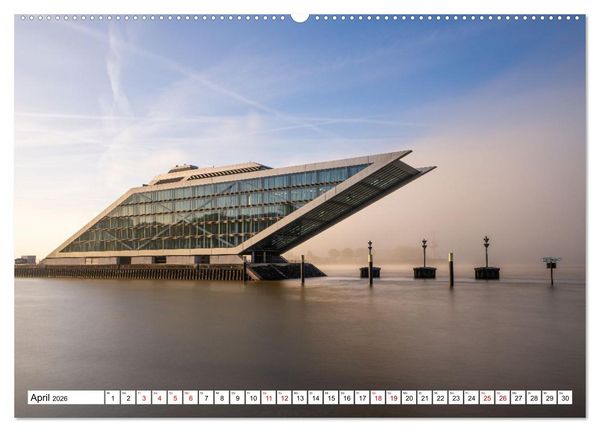 Produktbild: Urbane Impressionen: Hansestadt Hamburg - Tor zur Welt (hochwertiger Premium Wandkalender 2026 DIN A2 quer), Kunstdruck in Hochglanz