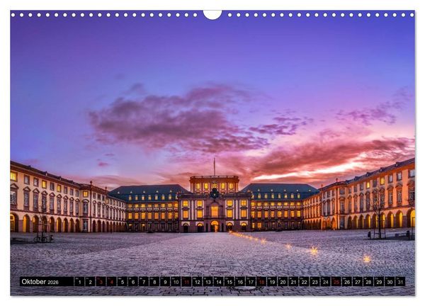 Produktbild: Mannheimer Ansichten 2026 (Wandkalender 2026 DIN A3 quer), CALVENDO Monatskalender