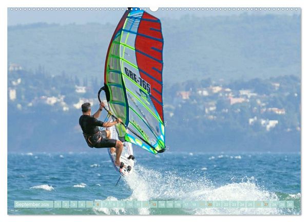 Produktbild: Windsurfen: Wasser, Gischt und Wellen - Edition Funsport (hochwertiger Premium Wandkalender 2026 DIN A2 quer), Kunstdruck in Hochglanz