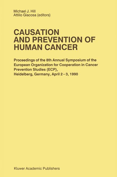 Produktbild: Causation and Prevention of Human Cancer