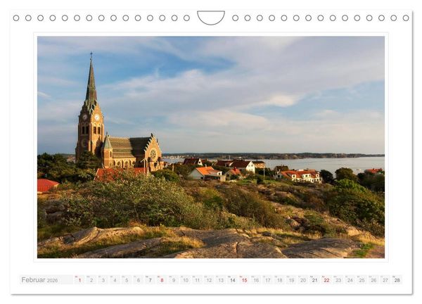 Produktbild: Bohusl&auml;n. Lysekil - Fiskeb&auml;ckskil - Grundsund (Wandkalender 2026 DIN A4 quer), CALVENDO Monatskalender