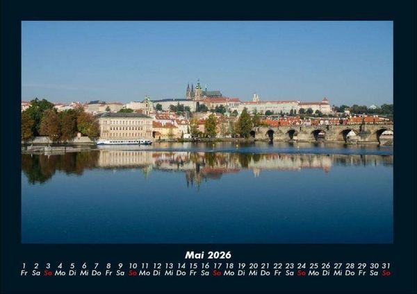 Produktbild: Prag 2026 Fotokalender DIN A4