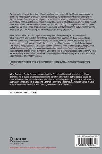 Produktbild: Talents and Distributive Justice