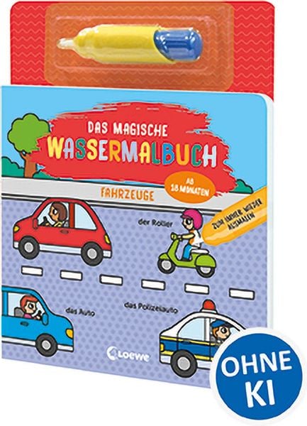 Produktbild: Das magische Wassermalbuch - Fahrzeuge