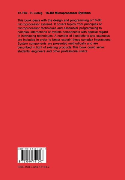 Produktbild: 16-Bit-Microprocessor Systems