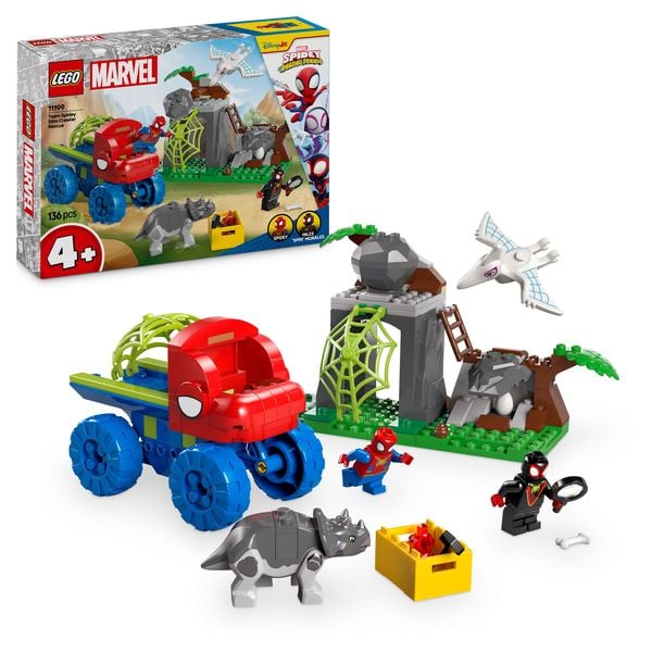 LEGO Marvel Spideys Team auf Rettungsmission im Dino-Truck, Spidey und seine Super-Freunde 11199