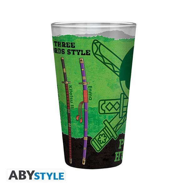 Produktbild: ONE PIECE - Large Glass - 400ml - Zoro - box