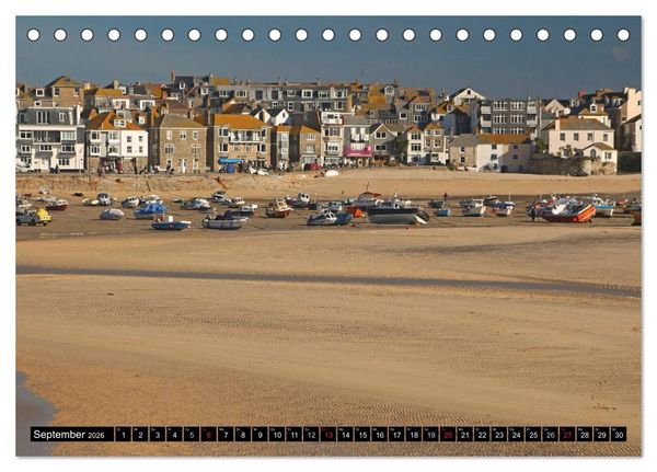 Produktbild: Cornwall - Devon Somerset Dorset (Tischkalender 2026 DIN A5 quer), CALVENDO Monatskalender
