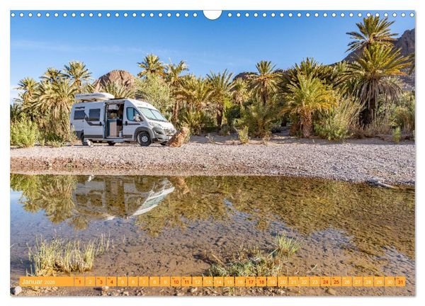 Produktbild: MAROKKO per WOHNMOBIL (Wandkalender 2026 DIN A3 quer), CALVENDO Monatskalender