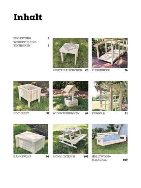 Produktbild: Gartenm&ouml;bel aus Holz
