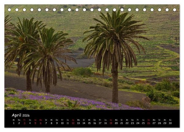 Produktbild: Lanzarote - Insel der Vulkane (Tischkalender 2026 DIN A5 quer), CALVENDO Monatskalender