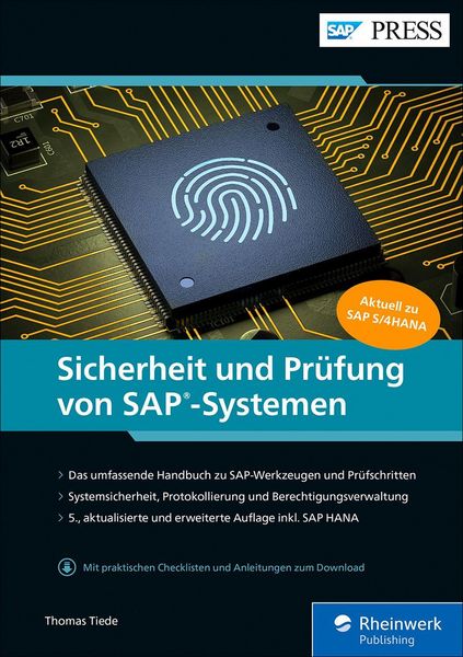 Produktbild: Sicherheit und Pr&uuml;fung von SAP-Systemen