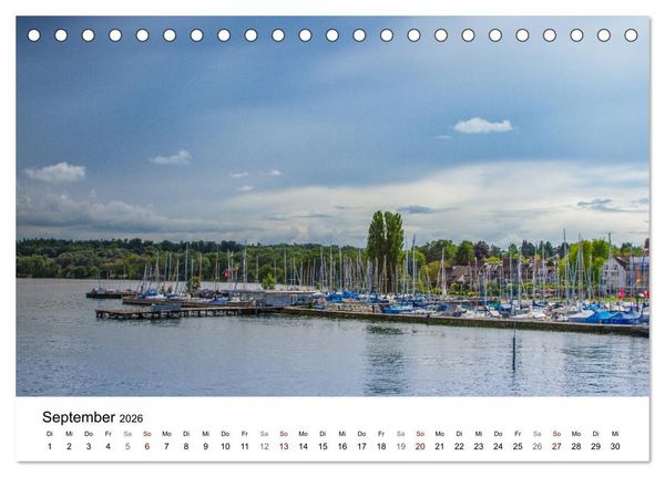Produktbild: Klosterinsel Reichenau - UNESCO-Welterbe am Bodensee (Tischkalender 2026 DIN A5 quer), CALVENDO Monatskalender