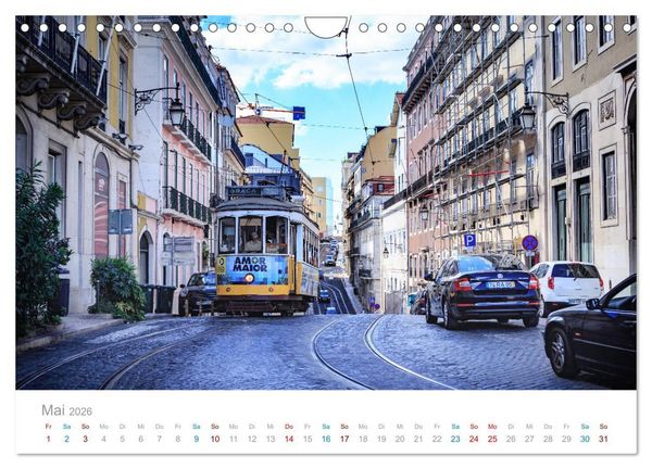 Produktbild: Lissabon - Stadt der K&ouml;nige (Wandkalender 2026 DIN A4 quer), CALVENDO Monatskalender