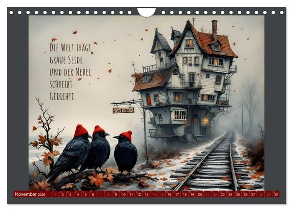 Produktbild: Meergeflunkert (Wandkalender 2026 DIN A4 quer), CALVENDO Monatskalender