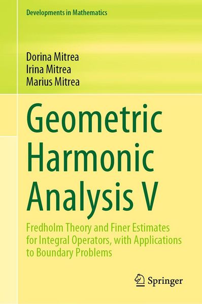 Produktbild: Geometric Harmonic Analysis V
