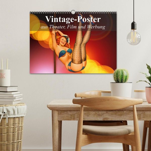 Produktbild: Vintage-Poster aus Theater, Film und Werbung (Wandkalender 2026 DIN A3 quer), CALVENDO Monatskalender