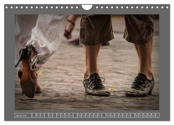 Produktbild: Tango feet (Wandkalender 2026 DIN A4 quer), CALVENDO Monatskalender