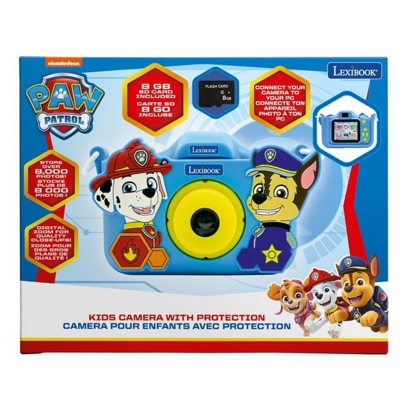 Produktbild: Kinderkamera mit Paw Patrol-Schutz