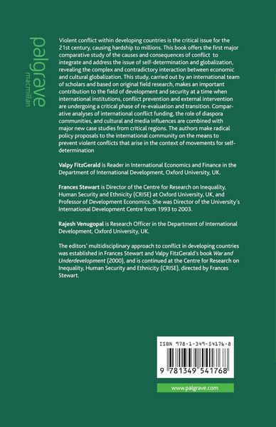 Produktbild: Globalization, Self-Determination and Violent Conflict