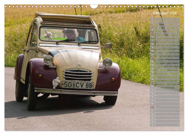 Produktbild: Kultautomobil Ente Citro&euml;n 2CV (Wandkalender 2025 DIN A3 quer), CALVENDO Monatskalender