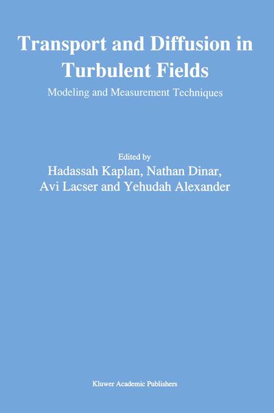 Produktbild: Transport and Diffusion in Turbulent Fields