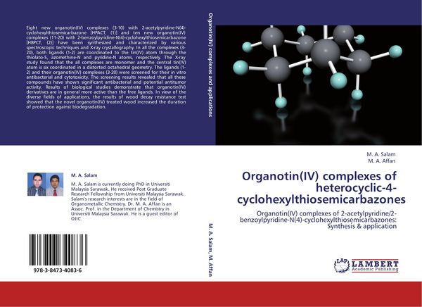 Produktbild: Organotin(IV) complexes of heterocyclic-4-cyclohexylthiosemicarbazones