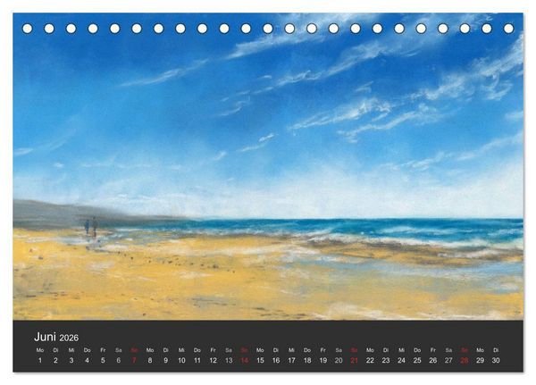 Produktbild: Landschaftspastelle (Tischkalender 2026 DIN A5 quer), CALVENDO Monatskalender