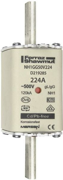 Produktbild: Mersen 1B173.000000 NH-Sicherung Sicherungsgr&ouml;&szlig;e = 1 224A 500V 1St.