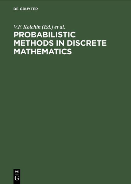 Produktbild: Probabilistic Methods in Discrete Mathematics