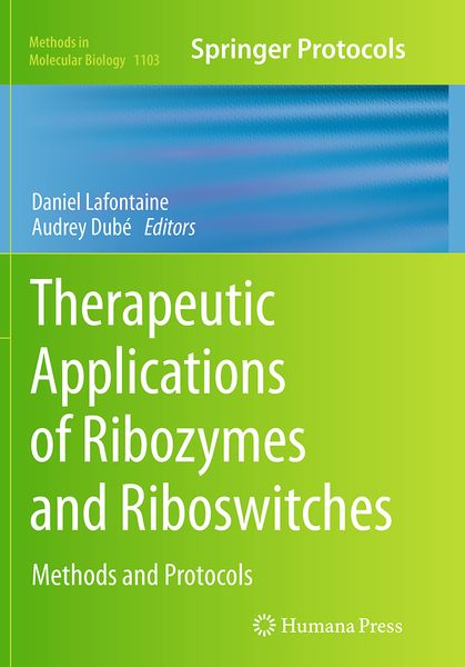 Produktbild: Therapeutic Applications of Ribozymes and Riboswitches
